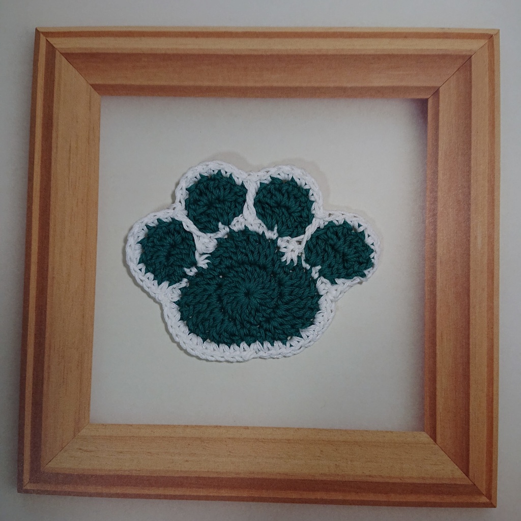 【SALE】+KOMACHI+ 手編み肉球コースター