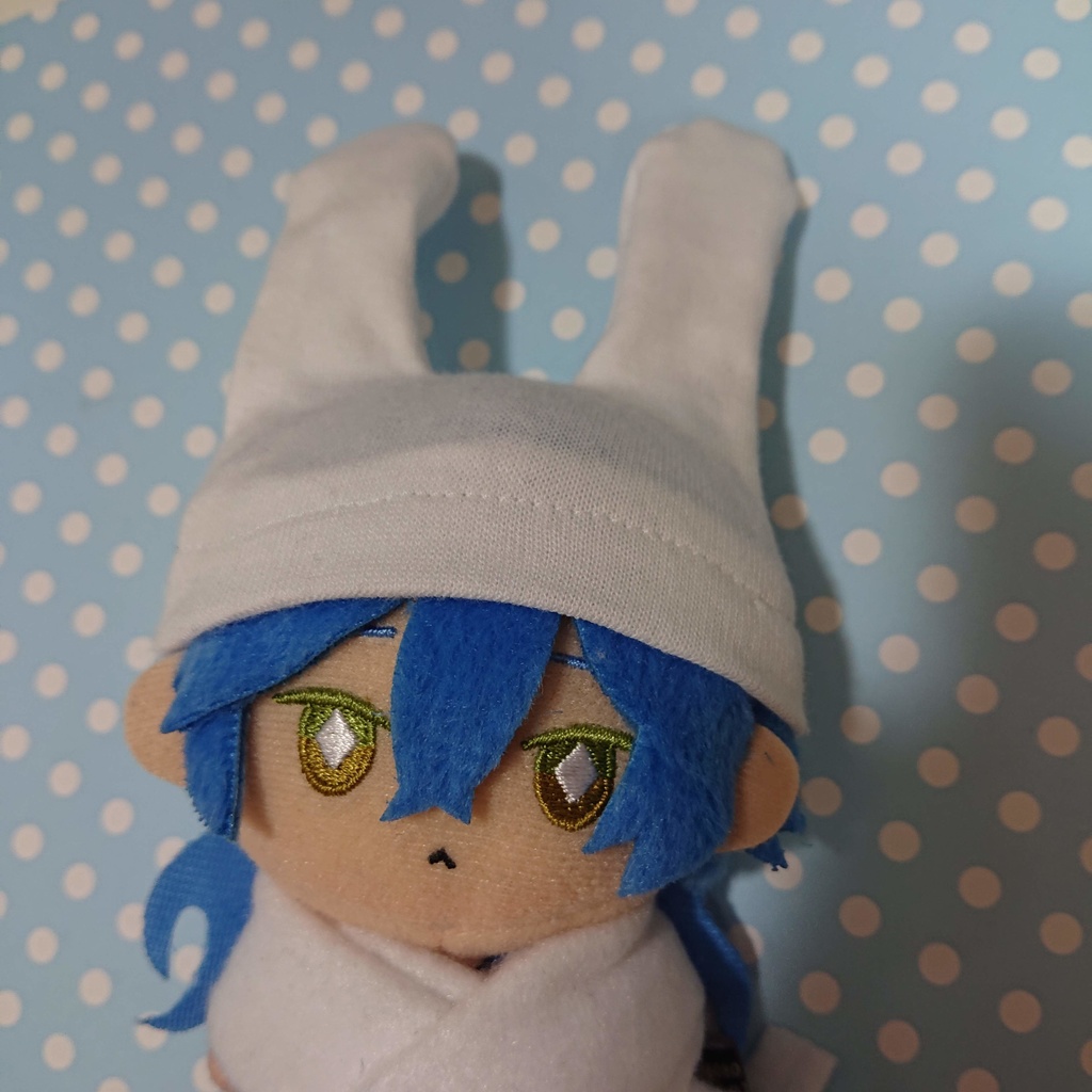 【受注製作】ぬいぐるみ用うさみみ帽子【Sサイズ】