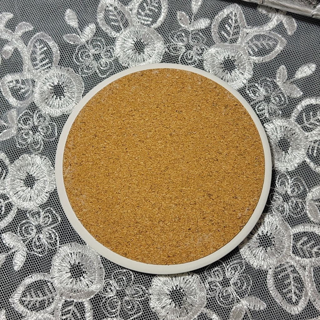 因縁魔道具白雲石(吸水)コースター