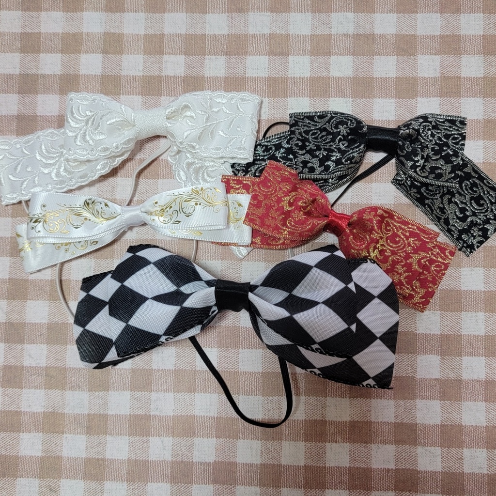 【SALE】ぬいぐるみ用リボンヘッドドレス