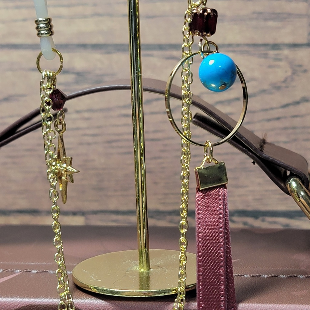 純真な機織りのバラッドオーエンイメージグラスチェーンイヤーカフ