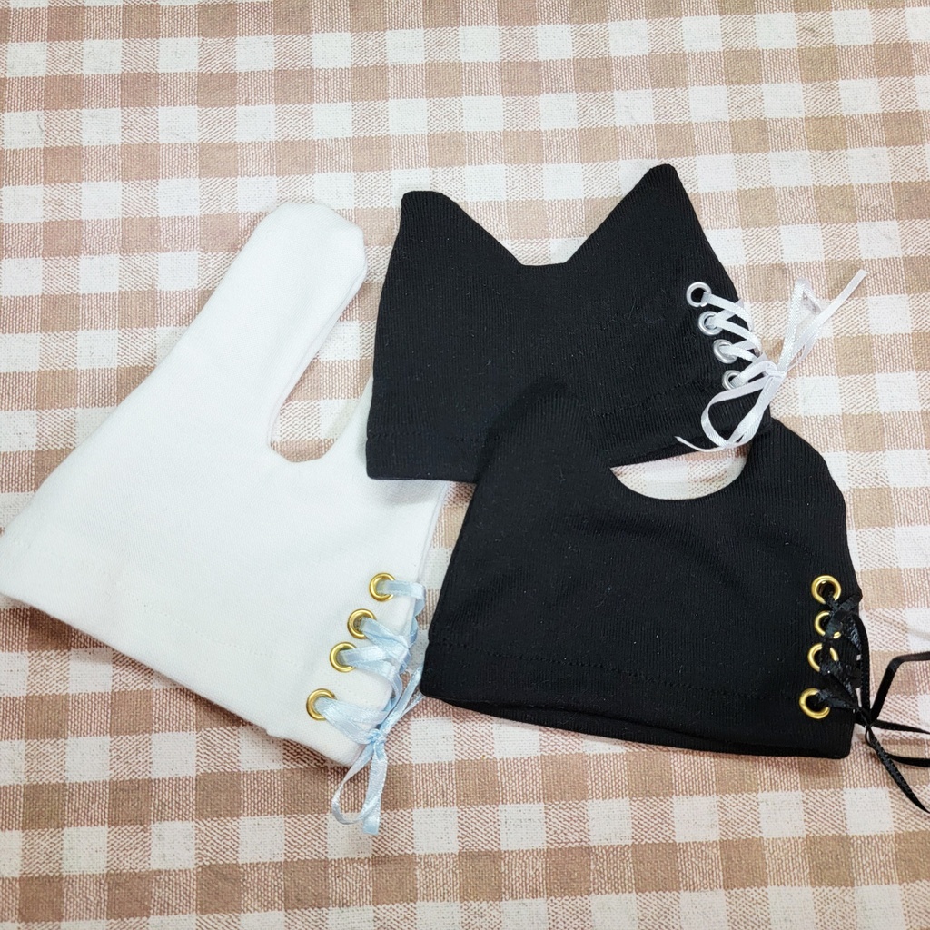 【イベント時限定】編み上げ付きぬいぐるみ用帽子【Mサイズ】