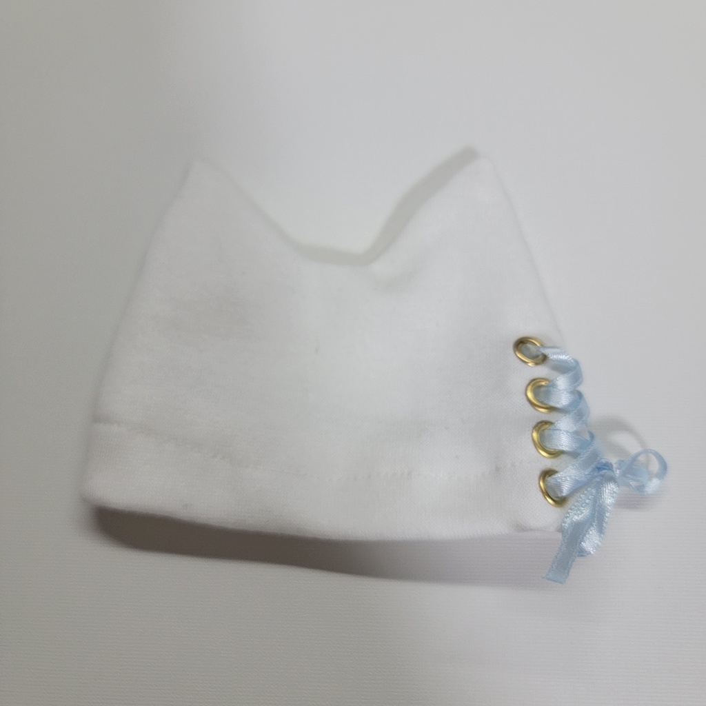 【イベント時限定】編み上げ付きぬいぐるみ用帽子【Mサイズ】