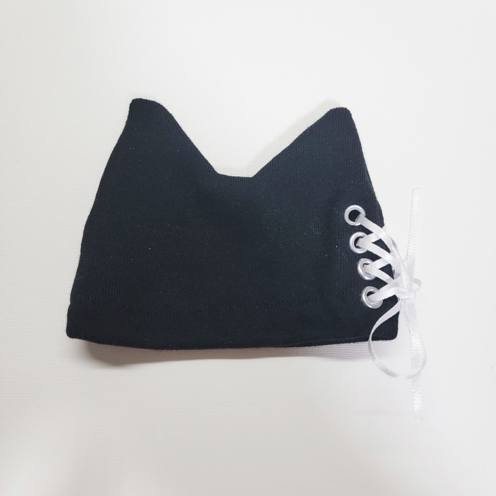 【イベント時限定】編み上げ付きぬいぐるみ用帽子【Mサイズ】