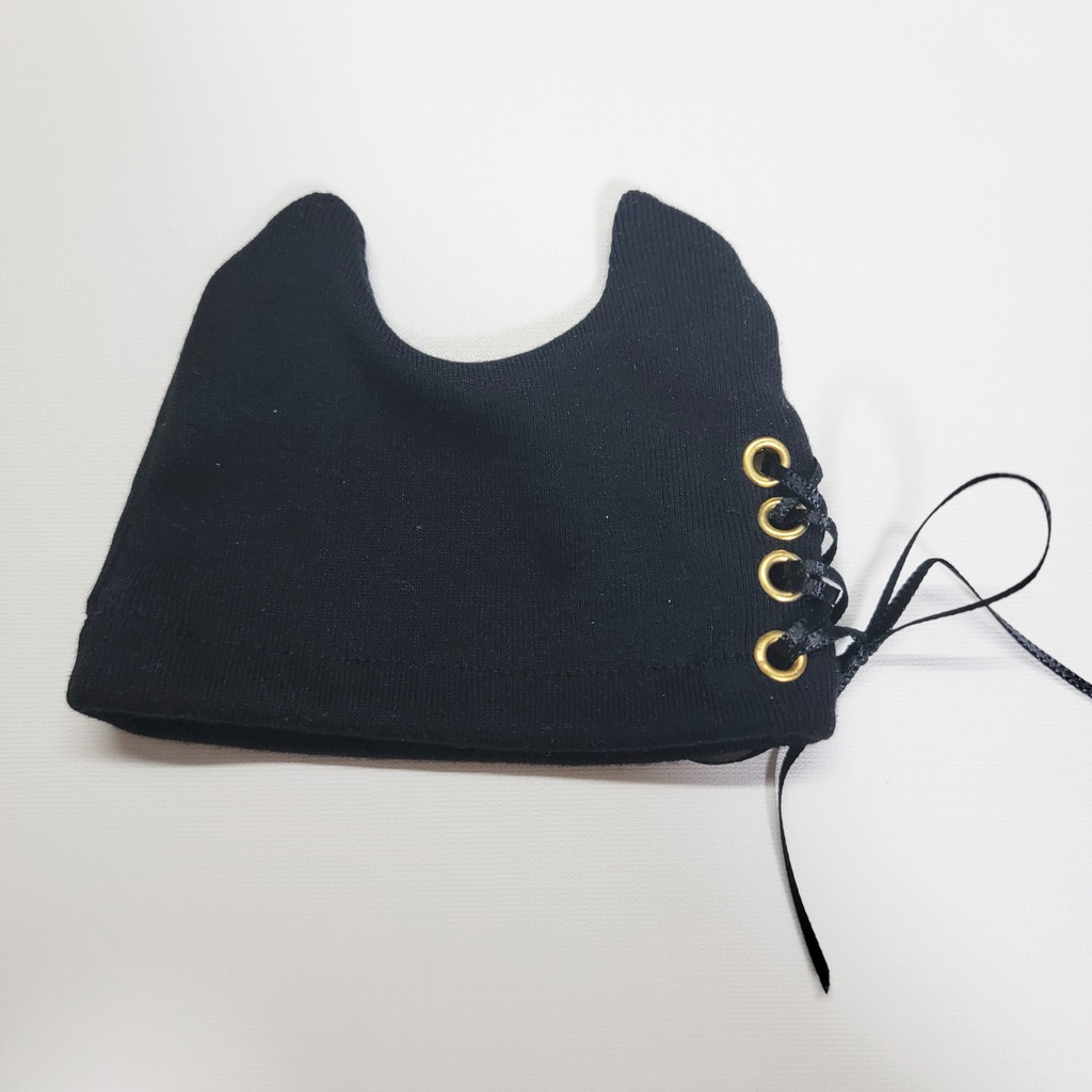 【イベント時限定】編み上げ付きぬいぐるみ用帽子【Mサイズ】