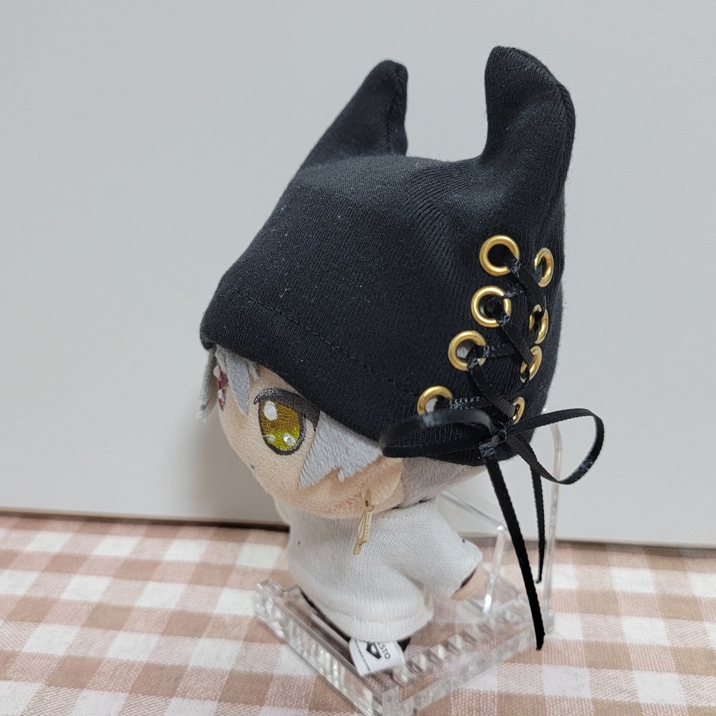 【イベント時限定】編み上げ付きぬいぐるみ用帽子【Mサイズ】