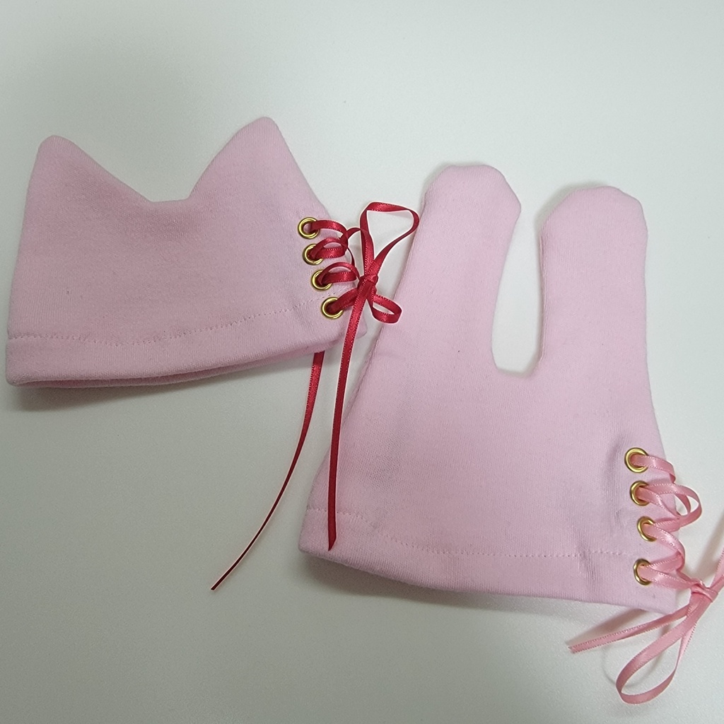 【イベント時限定】編み上げ付きぬいぐるみ用帽子【Mサイズ】