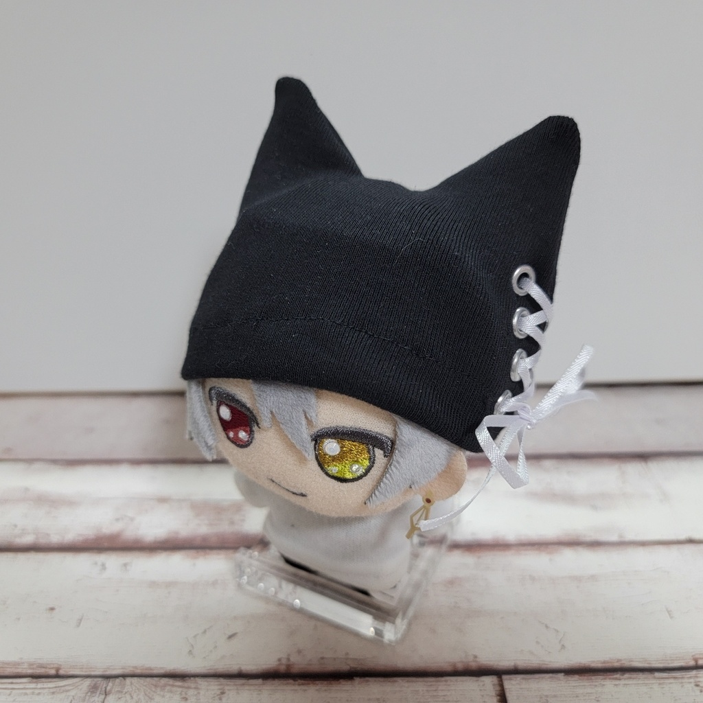 【イベント時限定】編み上げ付きぬいぐるみ用帽子【Mサイズ】