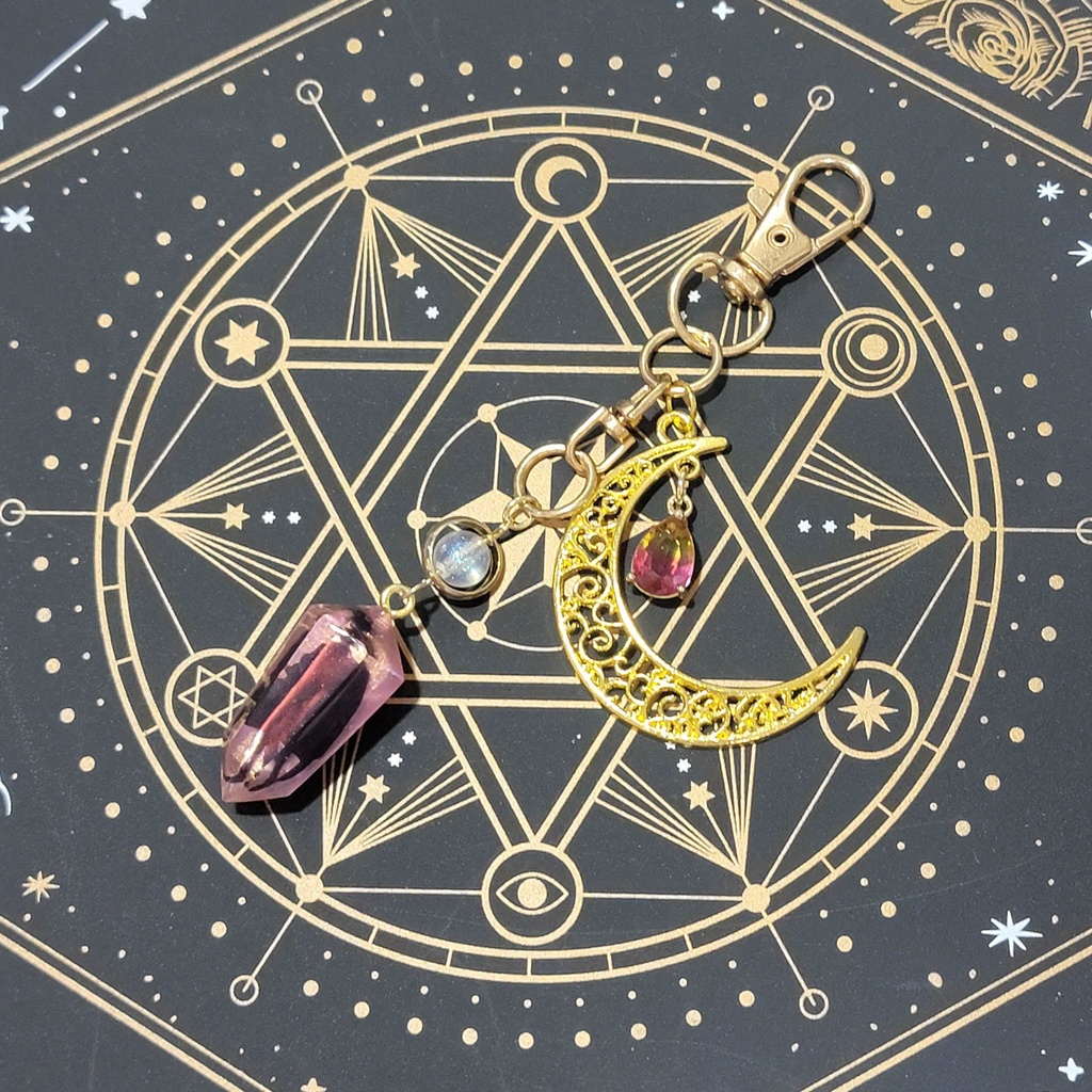 【展示・在庫販売】キャラシルエット入りアクセサリー:まほやく・ツイステ