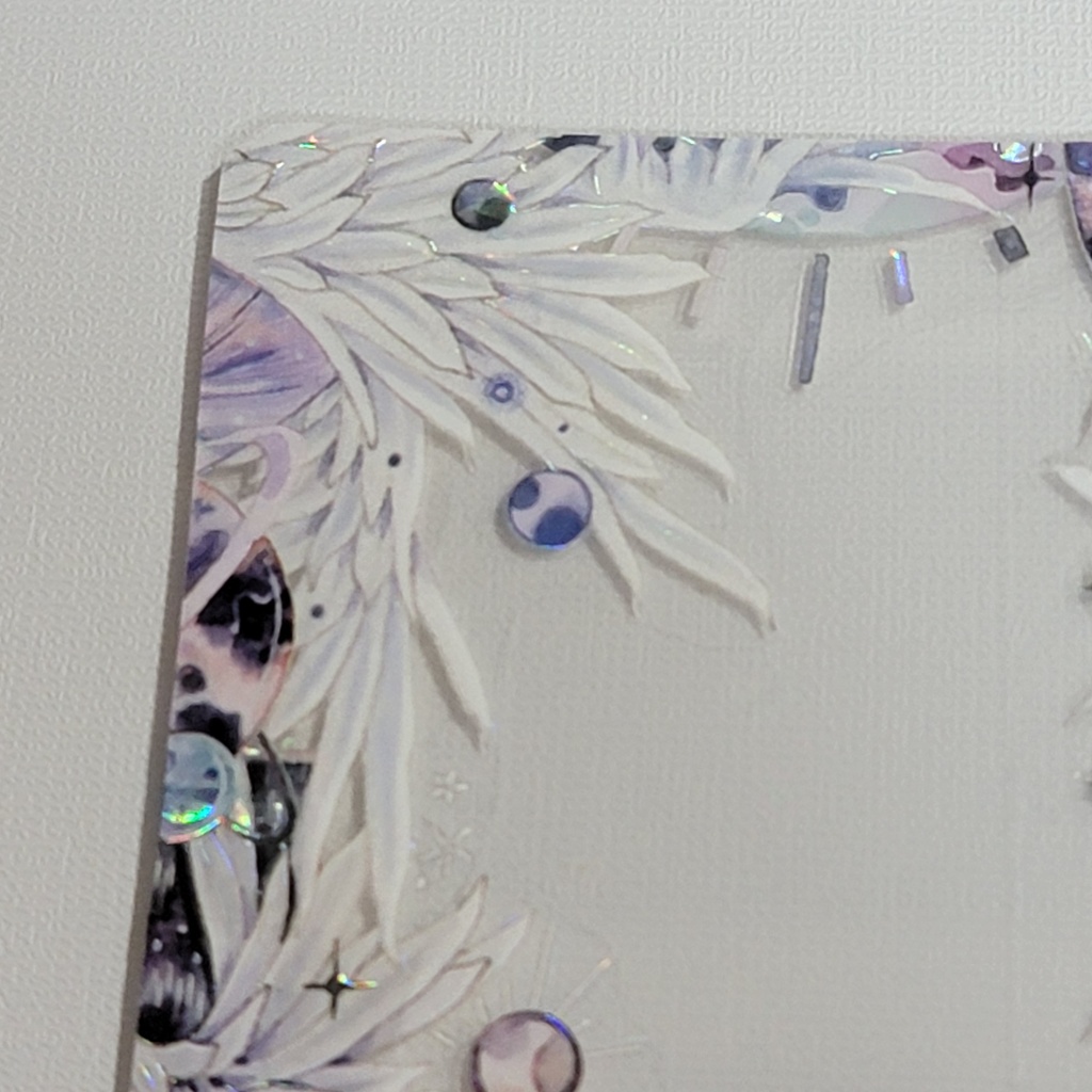 デコ硬質カードケース:惑星と翼