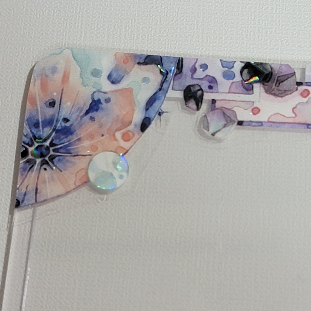 デコ硬質カードケース:惑星と翼