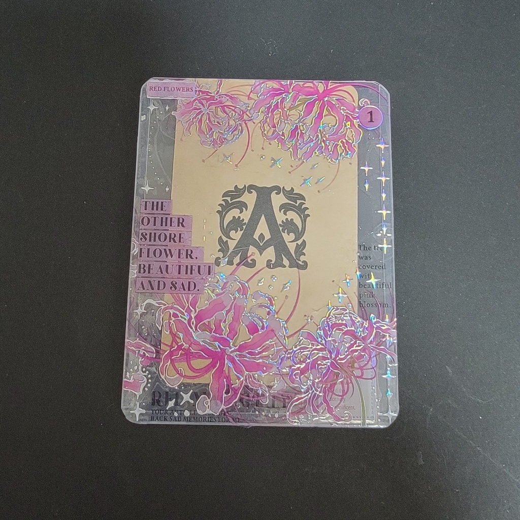 デコ硬質カードケース:彼岸花シリーズ