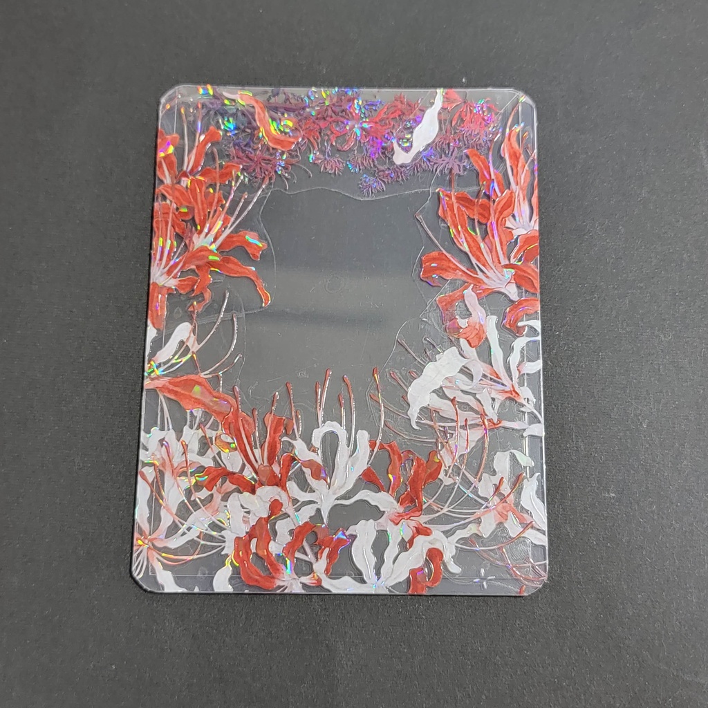 デコ硬質カードケース:彼岸花シリーズ