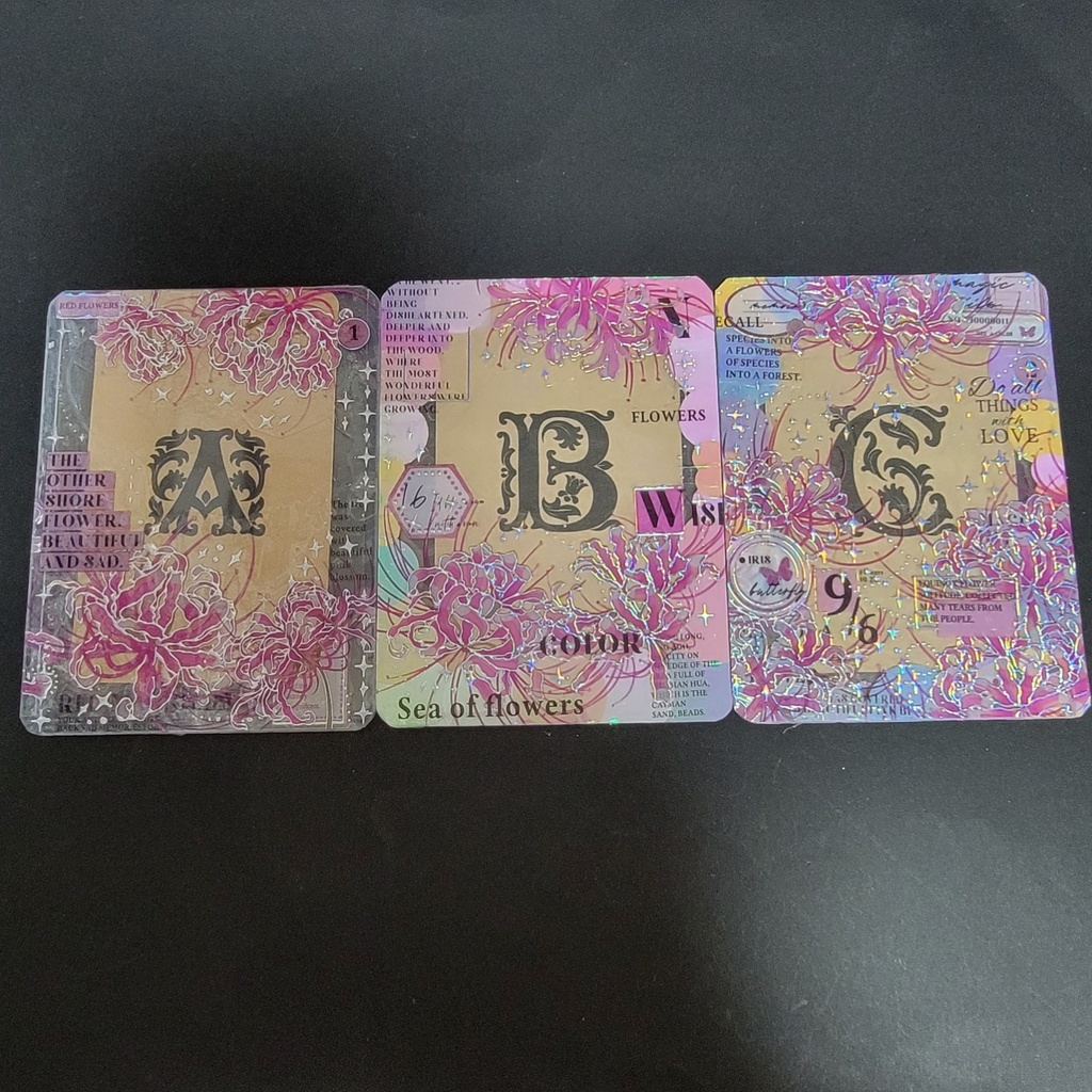 デコ硬質カードケース:彼岸花シリーズ