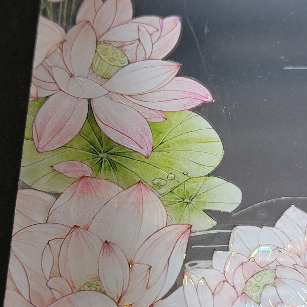 デコ硬質カードケース:蓮