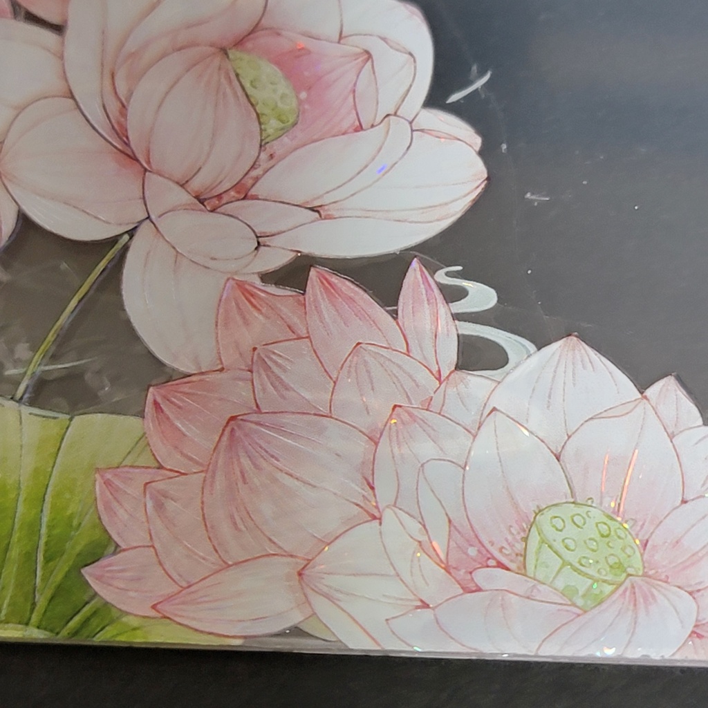 デコ硬質カードケース:蓮