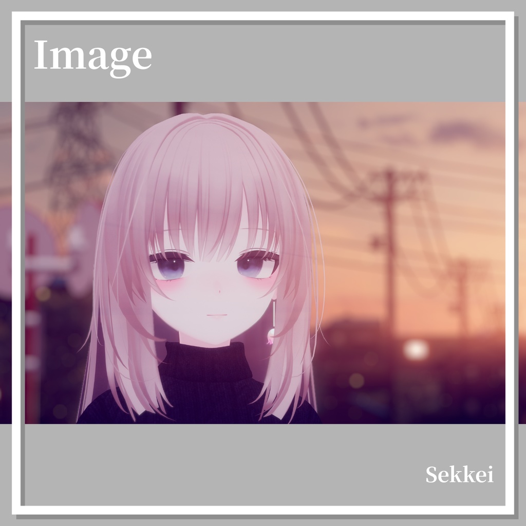 【3Dモデル】雪渓 -Sekkei- /MA対応イヤリング
