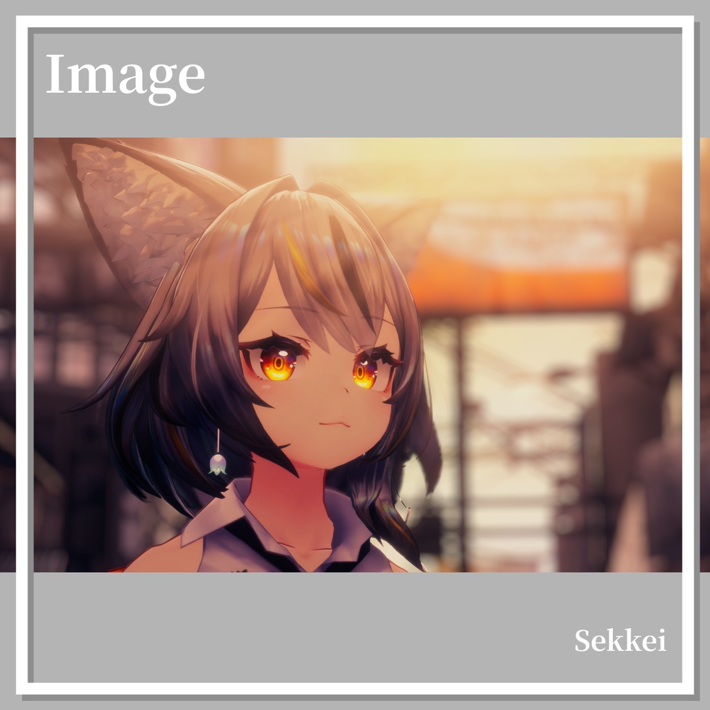 【3Dモデル】雪渓 -Sekkei- /MA対応イヤリング