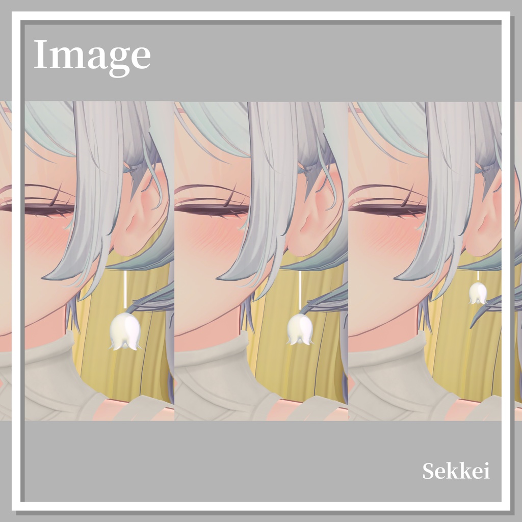 【3Dモデル】雪渓 -Sekkei- /MA対応イヤリング