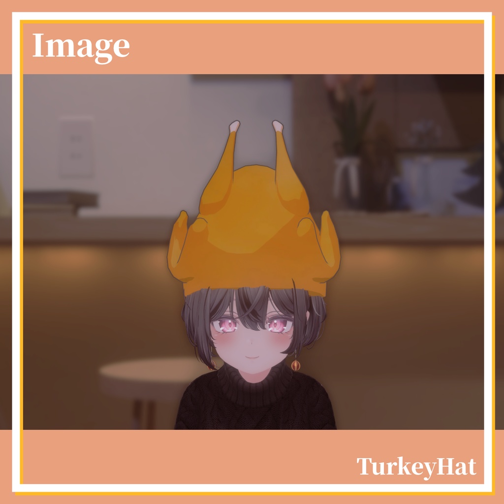 【複数アバター対応】TurkeyHat/ターキーハット【MA対応】