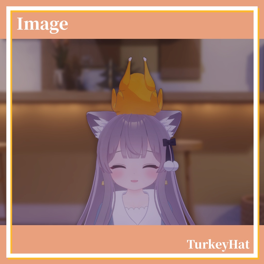 【複数アバター対応】TurkeyHat/ターキーハット【MA対応】