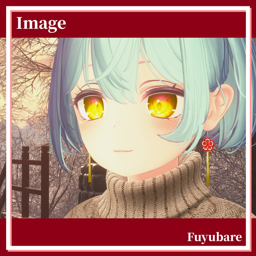 【複数アバター対応】冬晴 -Fuyubare-/MA対応イヤリング【MA対応】