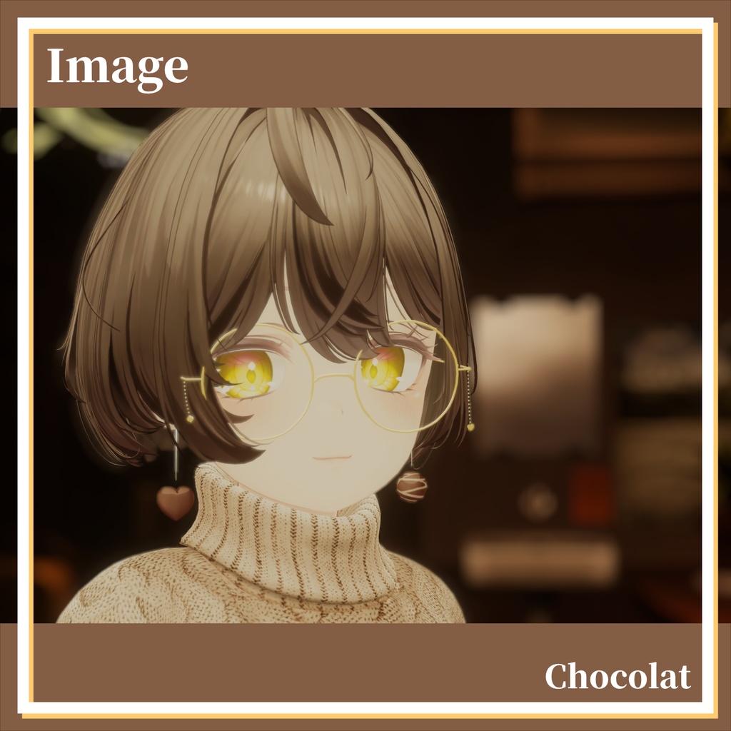 【複数アバター対応】Chocolat/掴んで食べられるチョコレートアクセサリー【MA対応】
