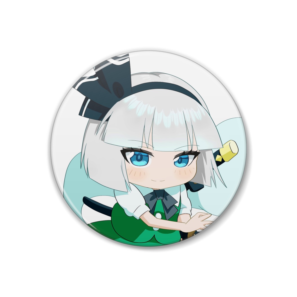 東方project 魂魄妖夢 缶バッジ