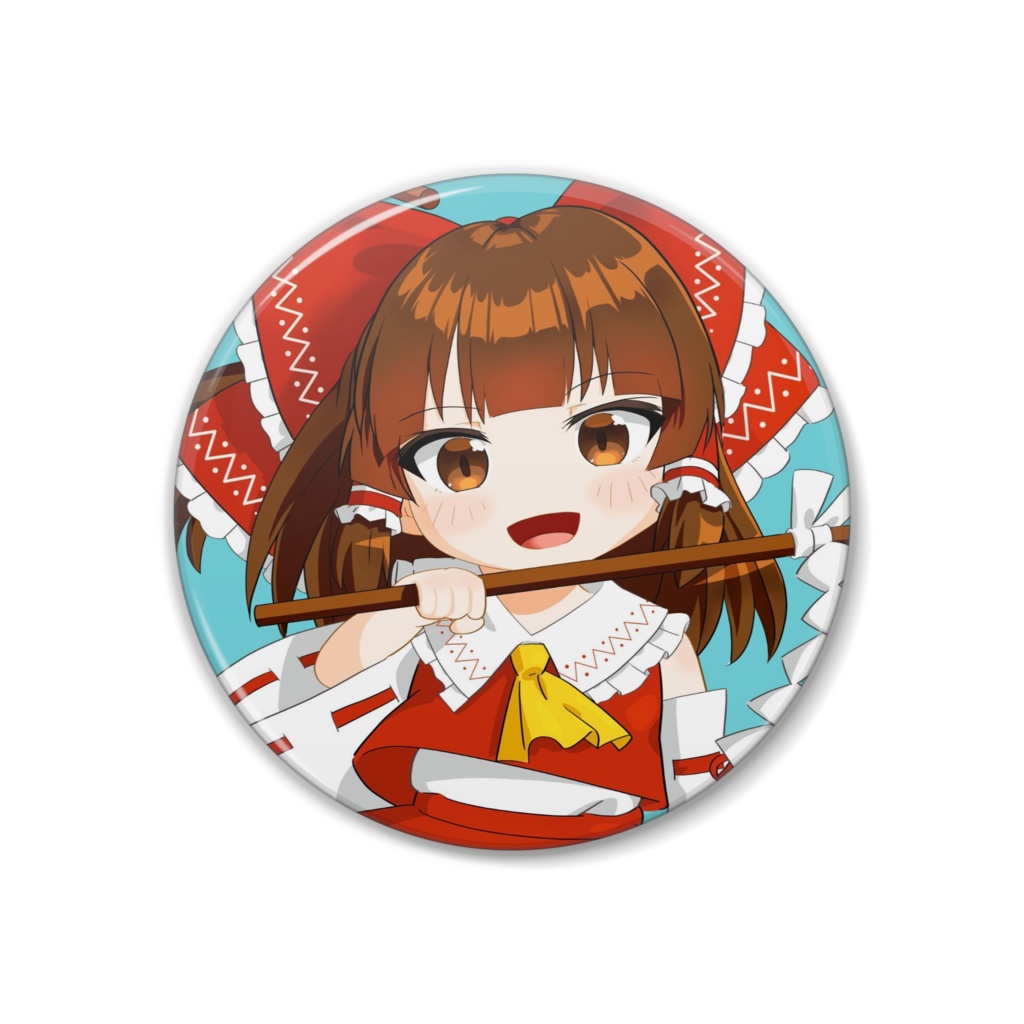 東方project 博麗霊夢 缶バッジ