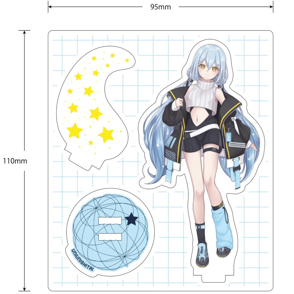 キラキラしたいアクリルスタンド ver.1