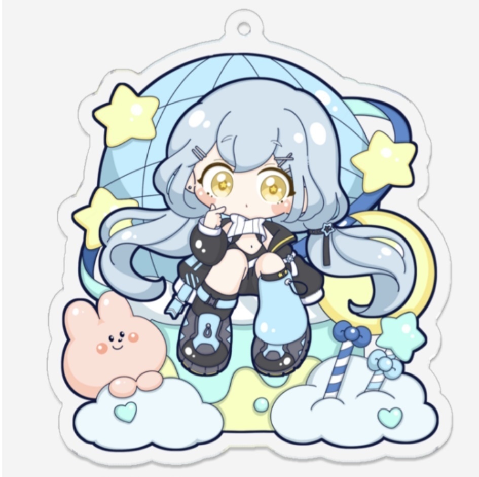 ぷらぷらしたいアクリルキーホルダー ver.2