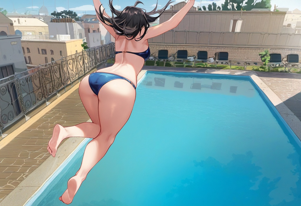 特創最前線!クリエイター専用シンセカイマテリアルフロントシリーズ 違いを生み出す背景素材集「海の向こうの街」