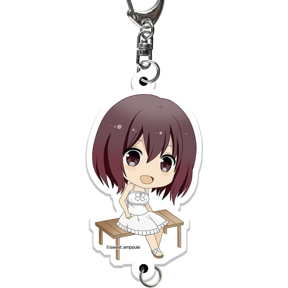 【受注生産】ミソハギ踏切で待ってる つながるアクリルキーホルダー