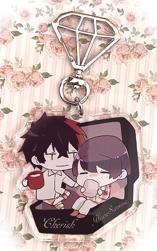 ひぜさに小説Cherishアクリルキーホルダー