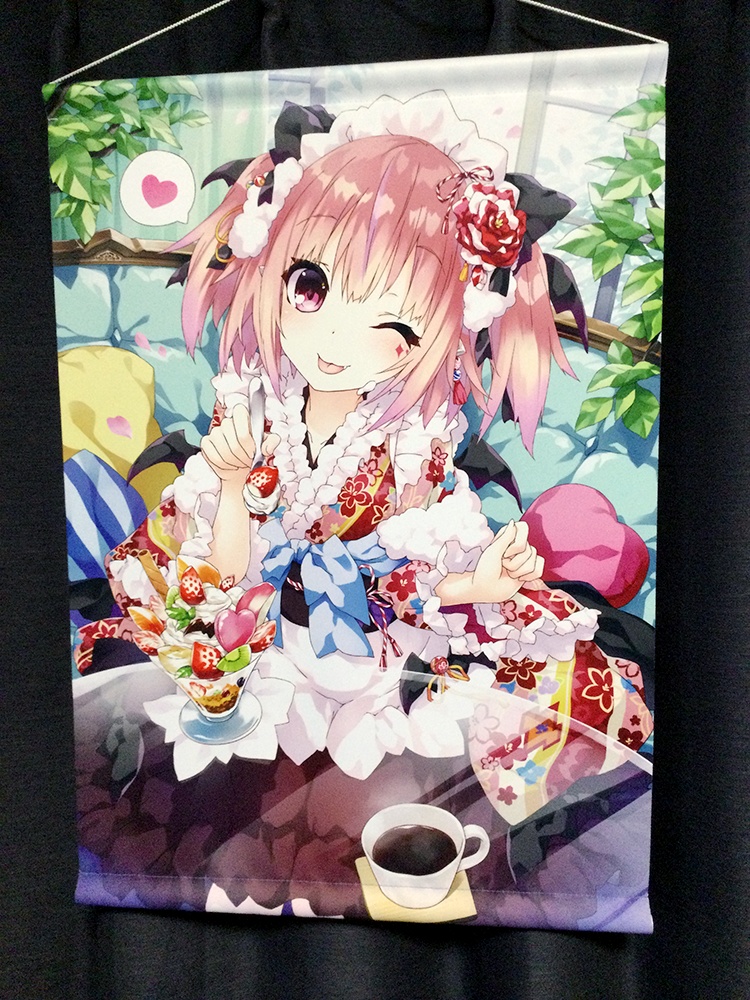 vtuber「夢魅てて」A2タペストリー