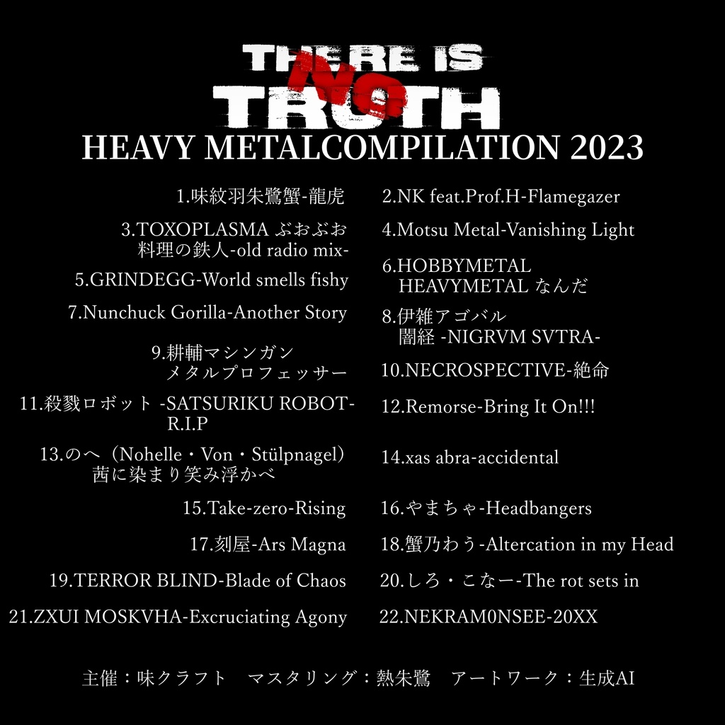 THERE IS NO TRUTH -HEAVY METAL COMPILATION 2023-