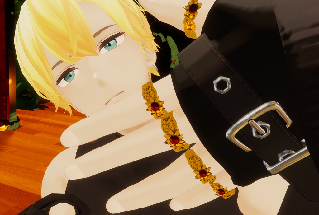 【VRChat想定】ゴージャスリング