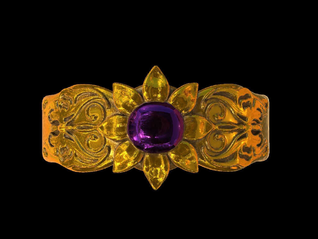 【VRChat想定】ゴージャスリング