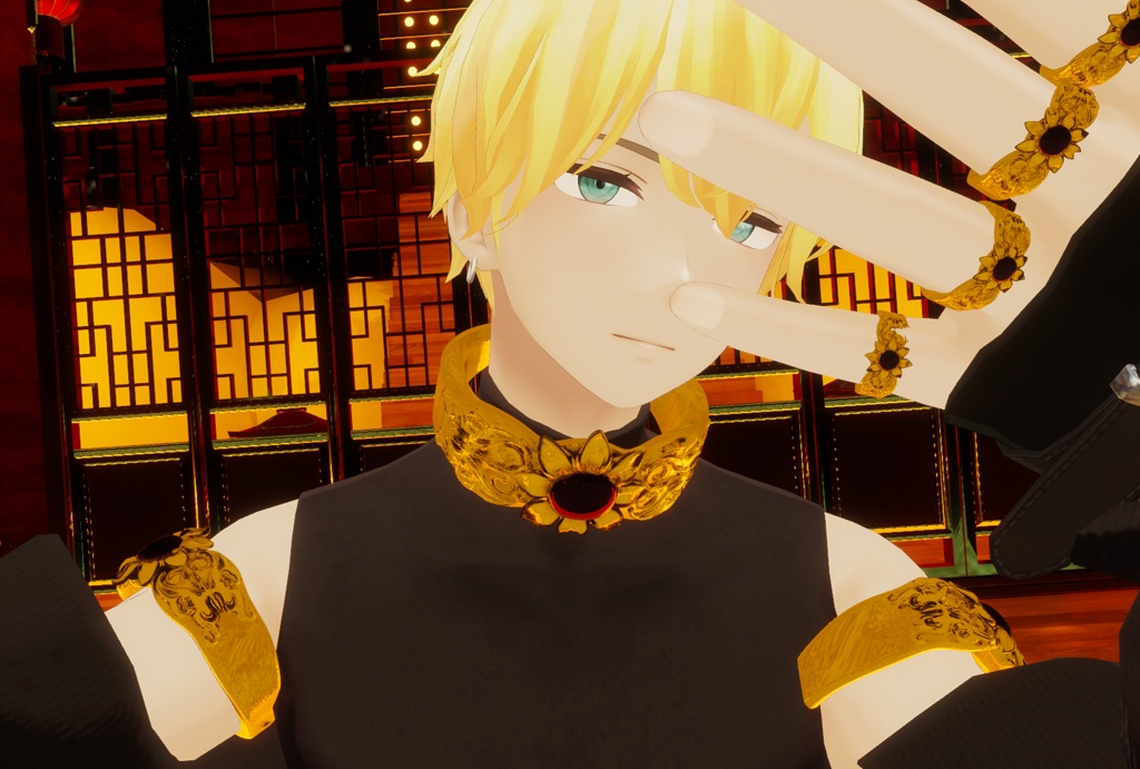 【VRChat想定】ゴージャスリング