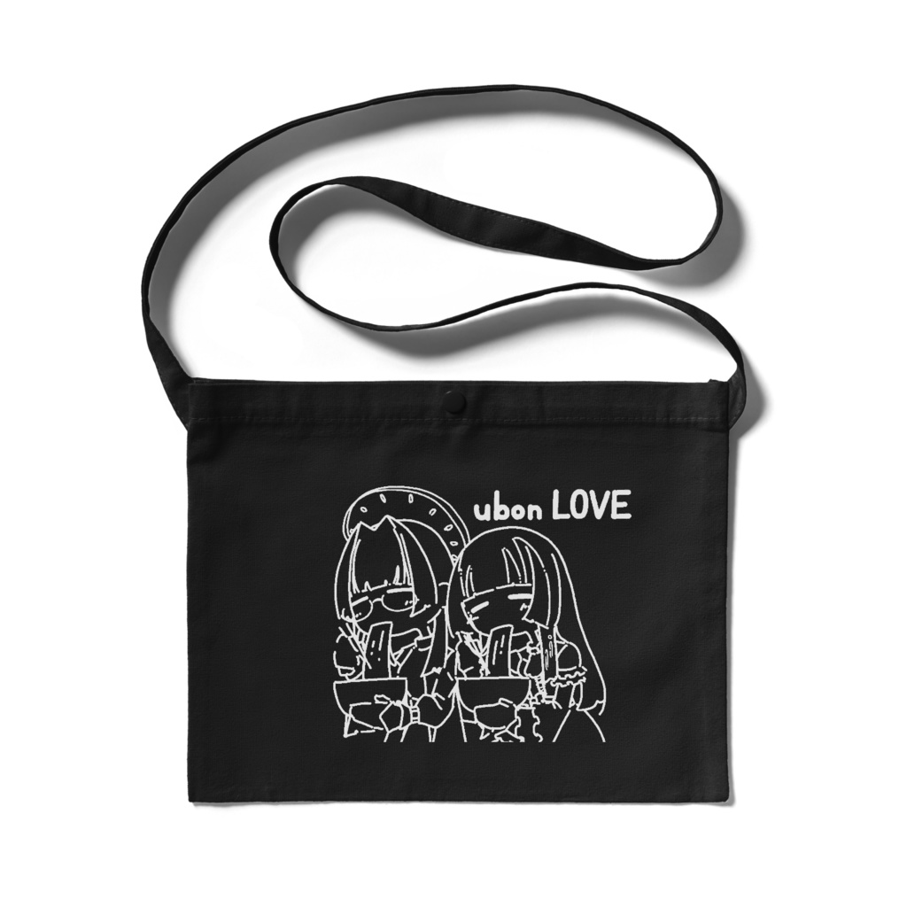 オーロ・クロニー、儒烏風亭らでん うどん大好きサコッシュ