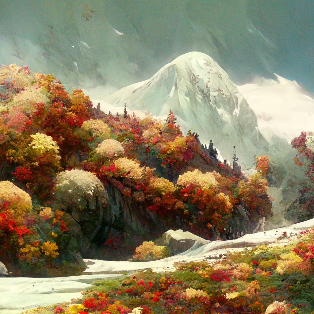 AIイラスト_秋の風景