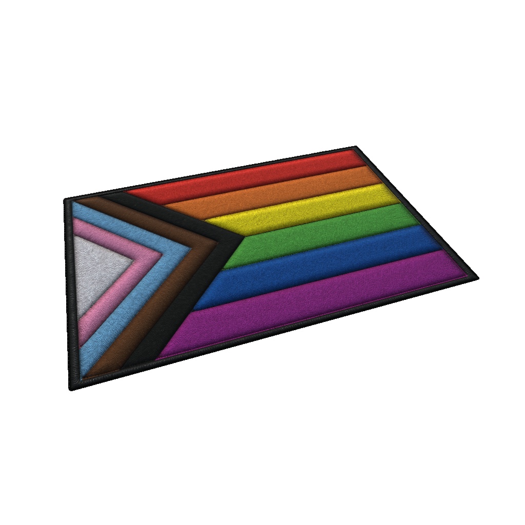 Progress Pride Flag [2018] - Digital Fabric Patch