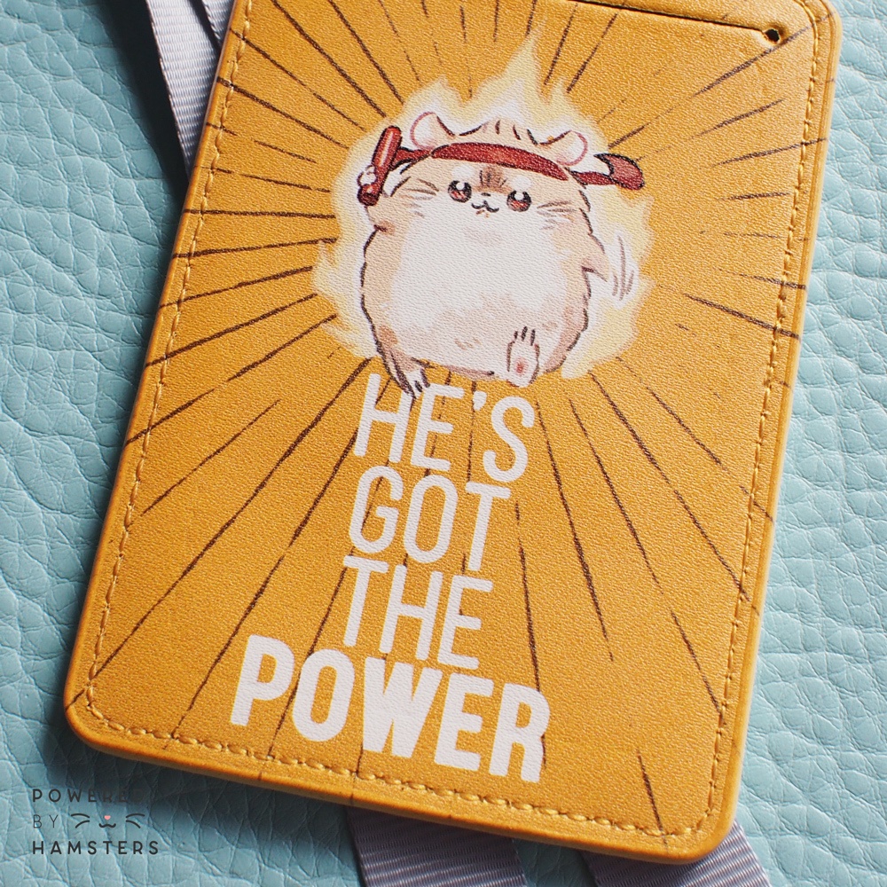 ネックストラップ付きパスケース, He's got the Power