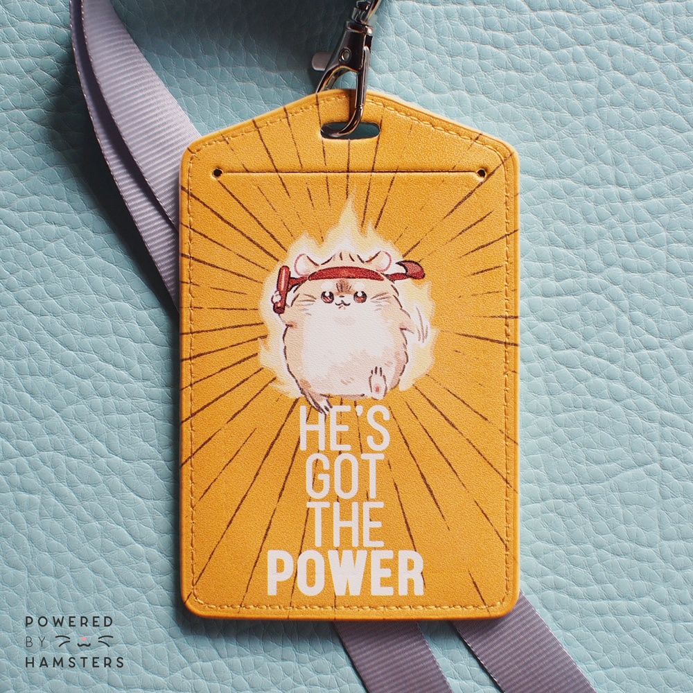 ネックストラップ付きパスケース, He's got the Power