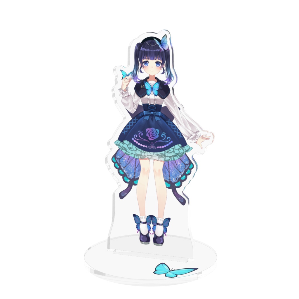 【大きめ】迷音夜　アクリルスタンド　蝶Ver