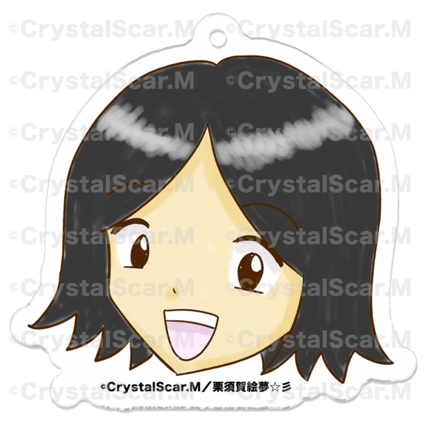 【大爆笑K平のゆかいな毎日】アクリルキーホルダー　②ゆみん