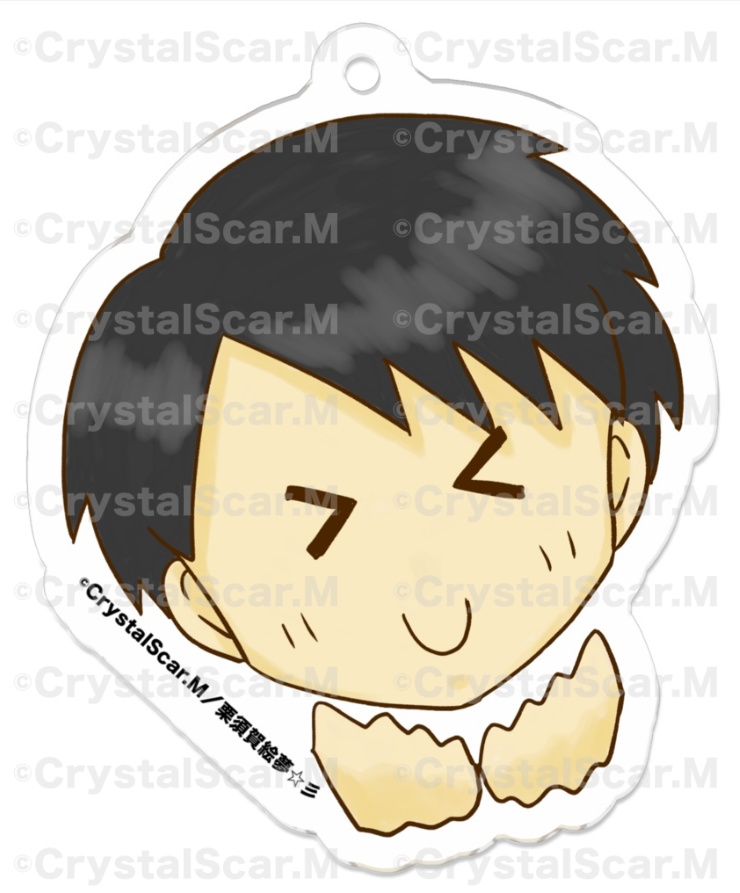 【大爆笑K平のゆかいな毎日】アクリルキーホルダー　⑧アスくん