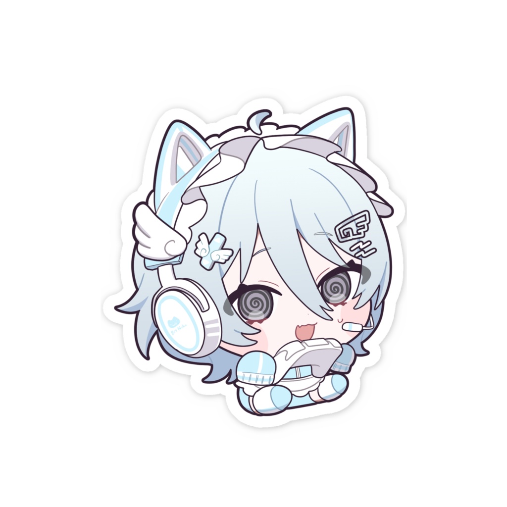 スマホステッカー【渦水のゆ / VTuber】