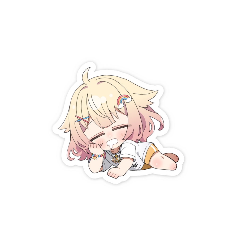 慵懒风角色贴纸