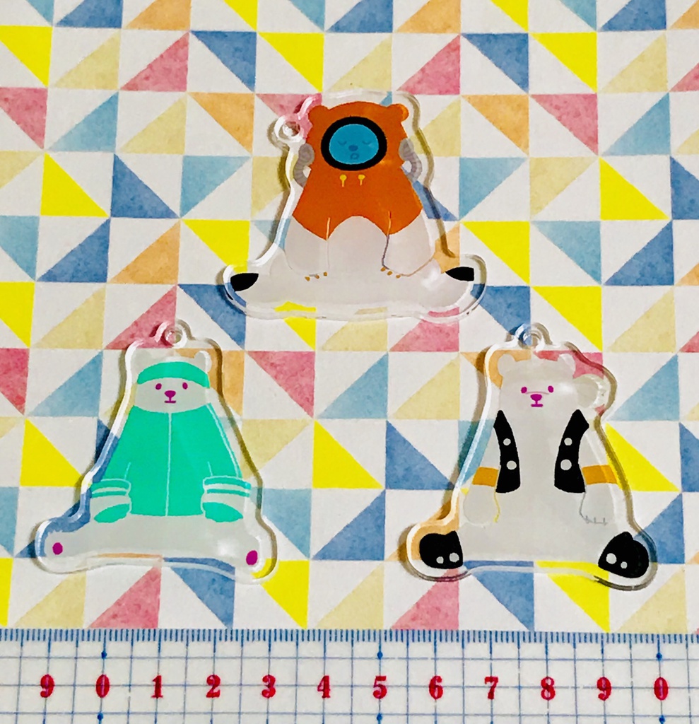 しろくまアクキー